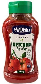 Кетчуп томатний ніжний Madero Łagodny 560 г &mdash; м&rsquo;який смак, Польща 093522 фото